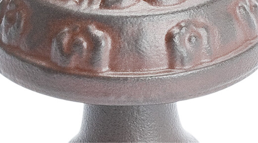 Bronze rust glaze cabinet knobs and pull
